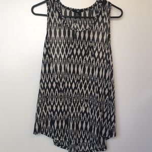 Patterned tank top